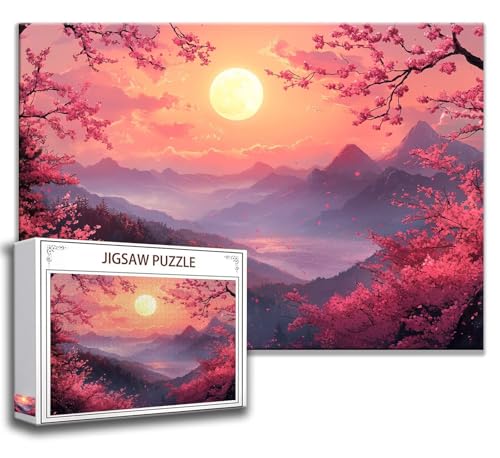 Puzzle 1000 Teile Landschaft Puzzle Erwachsene Anspruchsvoll, Holzpuzzle Jigsaw Puzzle Sonnenuntergang Puzzle Groß 75 x 50 cm Impossible Puzzle für Männer, Klassische Puzzles für Erwachsene Frauen O-9 Puzzle 1000 Teile Landschaft Puzzle Erwachsene Anspruchsvoll, Holzpuzzle Jigsaw Puzzle Sonnenuntergang Puzzle Groß 75 x 50 cm Impossible Puzzle für Männer, Klassische Puzzles für Erwachsene Frauen O-9 von Zhngzoyn