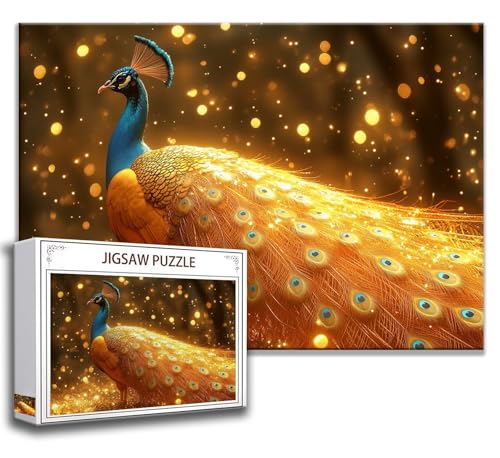 Puzzle 1000 Teile Pfau Puzzle Erwachsene Anspruchsvoll, Holzpuzzle Jigsaw Puzzle Tier Puzzle Groß 75 x 50 cm Impossible Puzzle für Männer, Klassische Puzzles für Erwachsene Frauen, ältere Menschen J-1 Puzzle 1000 Teile Pfau Puzzle Erwachsene Anspruchsvoll, Holzpuzzle Jigsaw Puzzle Tier Puzzle Groß 75 x 50 cm Impossible Puzzle für Männer, Klassische Puzzles für Erwachsene Frauen, ältere Menschen J-1 von Zhngzoyn
