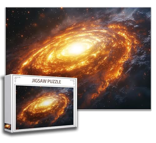 Puzzle 1000 Teile Raum Puzzle Erwachsene Anspruchsvoll, Holzpuzzle Jigsaw Puzzle Milchstraße Puzzle Groß XXL 75 x 50 cm Impossible Puzzle für Männer, Klassische Puzzles für Erwachsene Frauen W-8 von Zhngzoyn