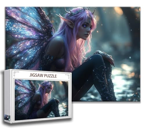 Puzzle 1000 Teile Schmetterling Puzzle Erwachsene Anspruchsvoll, Holzpuzzle Jigsaw Puzzle Fee Puzzle Groß XXL 75 x 50 cm Impossible Puzzle für Männer, Klassische Puzzles für Erwachsene Frauen N-7 Puzzle 1000 Teile Schmetterling Puzzle Erwachsene Anspruchsvoll, Holzpuzzle Jigsaw Puzzle Fee Puzzle Groß XXL 75 x 50 cm Impossible Puzzle für Männer, Klassische Puzzles für Erwachsene Frauen N-7 von Zhngzoyn