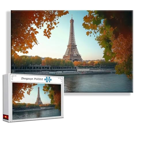 Puzzle 1000 Teile Turm, Puzzle Erwachsene Anspruchsvoll Jigsaw Paris Groß XXL 75 x 50 cm, Klassische Impossible Jigsaw Art für Frauen Männer, Holzpuzzle für Deko Wohnzimmer, Geschenke zu Ostern T-7 Puzzle 1000 Teile Turm, Puzzle Erwachsene Anspruchsvoll Jigsaw Paris Groß XXL 75 x 50 cm, Klassische Impossible Jigsaw Art für Frauen Männer, Holzpuzzle für Deko Wohnzimmer, Geschenke zu Ostern T-7 von Zhngzoyn