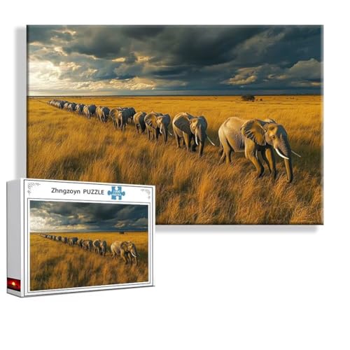 Puzzle 1000 Teile Wiese, Puzzle Erwachsene Anspruchsvoll Jigsaw Tier Groß XXL 75 x 50 cm, Klassische Impossible Jigsaw Art für Frauen Männer, Holzpuzzle für Deko Wohnzimmer, Geschenke zu Ostern V-1 Puzzle 1000 Teile Wiese, Puzzle Erwachsene Anspruchsvoll Jigsaw Tier Groß XXL 75 x 50 cm, Klassische Impossible Jigsaw Art für Frauen Männer, Holzpuzzle für Deko Wohnzimmer, Geschenke zu Ostern V-1 von Zhngzoyn