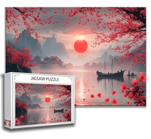 Puzzle 1500 Teile Boot Puzzle Erwachsene Anspruchsvoll, Holzpuzzle Jigsaw Puzzle Sonnenuntergang Puzzle Groß XXL 87 x 57 cm Impossible Puzzle für Männer, Klassische Puzzles für Erwachsene Frauen X-3 Puzzle 1500 Teile Boot Puzzle Erwachsene Anspruchsvoll, Holzpuzzle Jigsaw Puzzle Sonnenuntergang Puzzle Groß XXL 87 x 57 cm Impossible Puzzle für Männer, Klassische Puzzles für Erwachsene Frauen X-3 von Zhngzoyn