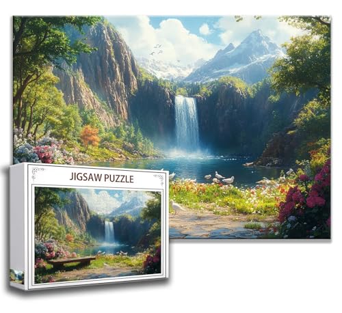 Puzzle 1500 Teile Fallen Puzzle Erwachsene Anspruchsvoll, Holzpuzzle Jigsaw Puzzle Landschaft Puzzle Groß XXL 87 x 57 cm Impossible Puzzle für Männer, Klassische Puzzles für Erwachsene Frauen O-5 Puzzle 1500 Teile Fallen Puzzle Erwachsene Anspruchsvoll, Holzpuzzle Jigsaw Puzzle Landschaft Puzzle Groß XXL 87 x 57 cm Impossible Puzzle für Männer, Klassische Puzzles für Erwachsene Frauen O-5 von Zhngzoyn