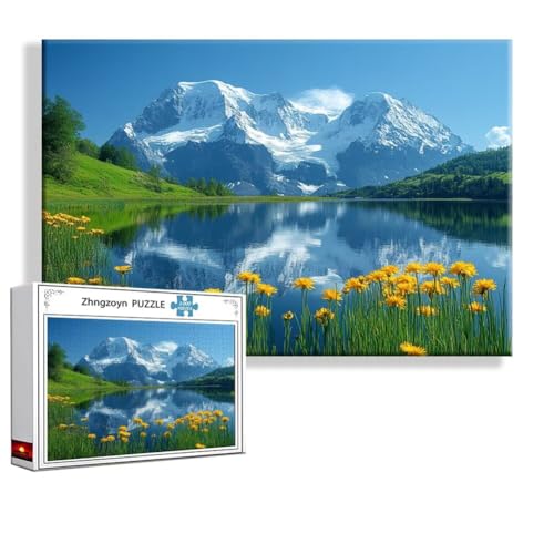 Puzzle 1500 Teile Frühling, Puzzle Erwachsene Anspruchsvoll Jigsaw Landschaft Groß XXL 87x57 cm, Klassische Impossible Jigsaw Art für Frauen Männer, Holzpuzzle für Deko Wohnzimmer Geschenke S-8 Puzzle 1500 Teile Frühling, Puzzle Erwachsene Anspruchsvoll Jigsaw Landschaft Groß XXL 87x57 cm, Klassische Impossible Jigsaw Art für Frauen Männer, Holzpuzzle für Deko Wohnzimmer Geschenke S-8 von Zhngzoyn