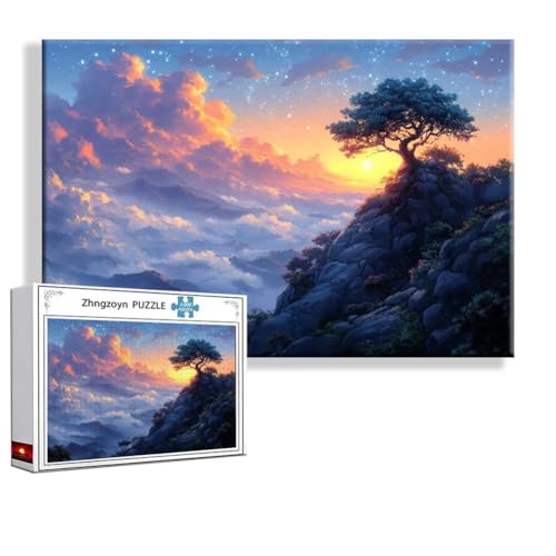 Puzzle 1500 Teile Landschaft, Puzzle Erwachsene Anspruchsvoll Jigsaw Baum Groß XXL 87x57 cm, Klassische Impossible Jigsaw art für Frauen Männer, Holzpuzzle für Deko Wohnzimmer, Geschenke zu Ostern M-7 Puzzle 1500 Teile Landschaft, Puzzle Erwachsene Anspruchsvoll Jigsaw Baum Groß XXL 87x57 cm, Klassische Impossible Jigsaw art für Frauen Männer, Holzpuzzle für Deko Wohnzimmer, Geschenke zu Ostern M-7 von Zhngzoyn