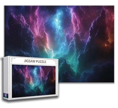 Puzzle 1500 Teile Landschaft Puzzle Erwachsene Anspruchsvoll, Holzpuzzle Jigsaw Puzzle Wolke Puzzle Groß XXL 87 x 57 cm Impossible Puzzle für Männer, Klassische Puzzles für Erwachsene Frauen X-7 von Zhngzoyn