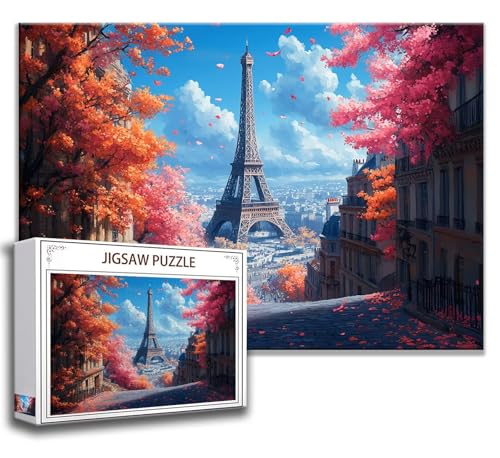 Puzzle 1500 Teile Paris Puzzle Erwachsene Anspruchsvoll, Holzpuzzle Jigsaw Puzzle Eiffelturm Puzzle Groß XXL 87 x 57 cm Impossible Puzzle für Männer, Klassische Puzzles für Erwachsene Frauen W-8 Puzzle 1500 Teile Paris Puzzle Erwachsene Anspruchsvoll, Holzpuzzle Jigsaw Puzzle Eiffelturm Puzzle Groß XXL 87 x 57 cm Impossible Puzzle für Männer, Klassische Puzzles für Erwachsene Frauen W-8 von Zhngzoyn