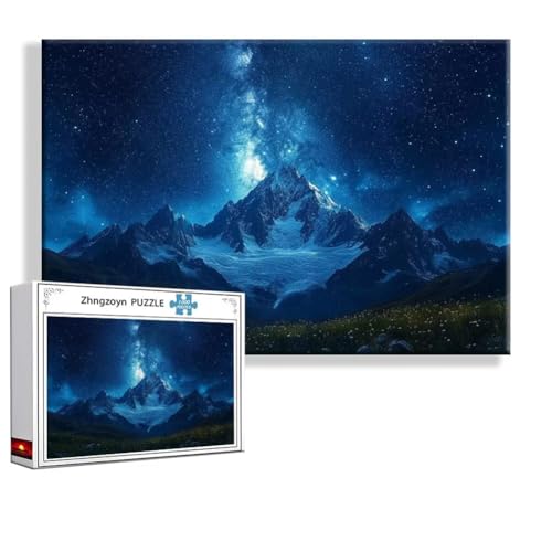 Puzzle 1500 Teile Schneeberg, Puzzle Erwachsene Anspruchsvoll Jigsaw Landschaft Groß XXL 87x57 cm, Klassische Impossible Jigsaw Art für Frauen Männer, Holzpuzzle für Deko Wohnzimmer Geschenke C-9 Puzzle 1500 Teile Schneeberg, Puzzle Erwachsene Anspruchsvoll Jigsaw Landschaft Groß XXL 87x57 cm, Klassische Impossible Jigsaw Art für Frauen Männer, Holzpuzzle für Deko Wohnzimmer Geschenke C-9 von Zhngzoyn