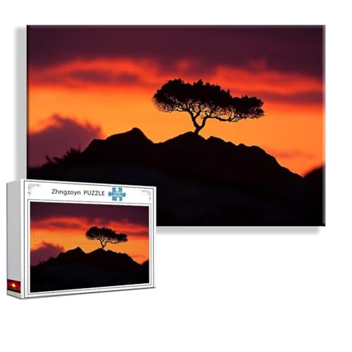 Puzzle 1500 Teile Sonnenuntergang, Puzzle Erwachsene Anspruchsvoll Jigsaw Landschaft Groß XXL 87x57 cm, Klassische Impossible Jigsaw art für Frauen Männer, Holzpuzzle für Deko Wohnzimmer Geschenke K-1 Puzzle 1500 Teile Sonnenuntergang, Puzzle Erwachsene Anspruchsvoll Jigsaw Landschaft Groß XXL 87x57 cm, Klassische Impossible Jigsaw art für Frauen Männer, Holzpuzzle für Deko Wohnzimmer Geschenke K-1 von Zhngzoyn