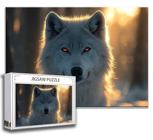 Puzzle 1500 Teile Wolf Puzzle Erwachsene Anspruchsvoll, Holzpuzzle Jigsaw Puzzle Tier Puzzle Groß 87 x 57 cm Impossible Puzzle für Männer, Klassische Puzzles für Erwachsene Frauen, ältere Menschen T-5 Puzzle 1500 Teile Wolf Puzzle Erwachsene Anspruchsvoll, Holzpuzzle Jigsaw Puzzle Tier Puzzle Groß 87 x 57 cm Impossible Puzzle für Männer, Klassische Puzzles für Erwachsene Frauen, ältere Menschen T-5 von Zhngzoyn