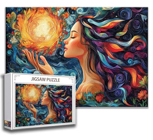 Puzzle 2000 Teile Abstrakt Puzzle Erwachsene Anspruchsvoll, Holzpuzzle Jigsaw Puzzle Schönheit Puzzle Groß XXL 100 x 70 cm Impossible Puzzle für Männer, Klassische Puzzles für Erwachsene Frauen T-7 von Zhngzoyn