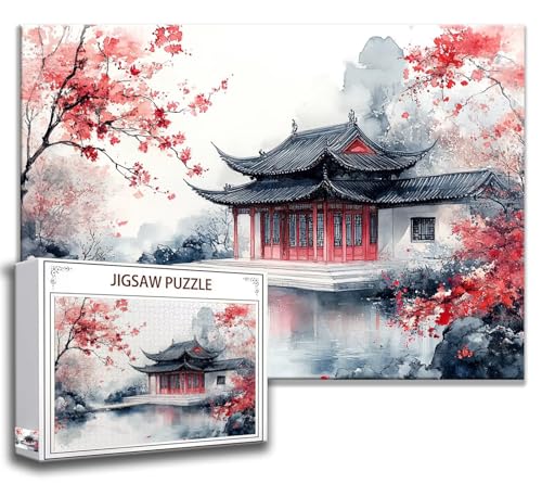 Puzzle 2000 Teile Architektur Puzzle Erwachsene Anspruchsvoll, Holzpuzzle Jigsaw Puzzle Landschaft Puzzle Groß 100 x 70 cm Impossible Puzzle für Männer, Klassische Puzzles für Erwachsene Frauen G-6 von Zhngzoyn