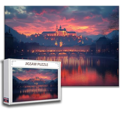 Puzzle 2000 Teile Architektur Puzzle Erwachsene Anspruchsvoll, Holzpuzzle Jigsaw Puzzle Landschaft Puzzle Groß 100 x 70 cm Impossible Puzzle für Männer, Klassische Puzzles für Erwachsene Frauen G-4 von Zhngzoyn
