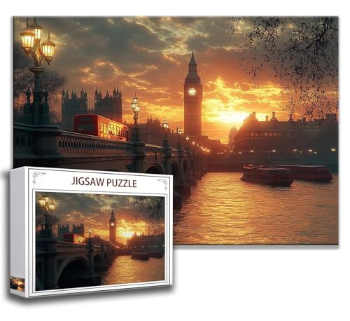 Puzzle 2000 Teile Big Ben Puzzle Erwachsene Anspruchsvoll, Holzpuzzle Jigsaw Puzzle London Puzzle Groß 100 x 70 cm Impossible Puzzle für Männer, Puzzles für Erwachsene Frauen, ältere Menschen F-7 Puzzle 2000 Teile Big Ben Puzzle Erwachsene Anspruchsvoll, Holzpuzzle Jigsaw Puzzle London Puzzle Groß 100 x 70 cm Impossible Puzzle für Männer, Puzzles für Erwachsene Frauen, ältere Menschen F-7 von Zhngzoyn