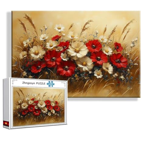 Puzzle 2000 Teile Blume, Puzzle Erwachsene Anspruchsvoll Jigsaw Landschaft Groß XXL 100x70 cm, Klassische Impossible Jigsaw Art für Frauen Männer, Holzpuzzle für Deko Wohnzimmer, Geschenke Ostern Q-8 Puzzle 2000 Teile Blume, Puzzle Erwachsene Anspruchsvoll Jigsaw Landschaft Groß XXL 100x70 cm, Klassische Impossible Jigsaw Art für Frauen Männer, Holzpuzzle für Deko Wohnzimmer, Geschenke Ostern Q-8 von Zhngzoyn