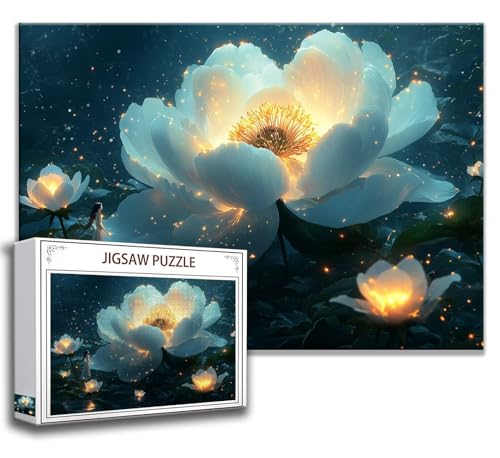 Puzzle 2000 Teile Blume Puzzle Erwachsene Anspruchsvoll, Holzpuzzle Jigsaw Puzzle Mädchen Puzzle Groß 100 x 70 cm Impossible Puzzle für Männer, Puzzles für Erwachsene Frauen, ältere Menschen B-3 von Zhngzoyn