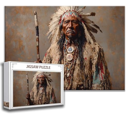 Zhngzoyn Holzpuzzle 2000 Teile Indianer Puzzle Erwachsene Anspruchsvoll, Jigsaw Puzzle 100 x 70 cm für Männer, Frauen und ältere Menschen Zhngzoyn Holzpuzzle 2000 Teile Indianer Puzzle Erwachsene Anspruchsvoll, Jigsaw Puzzle 100 x 70 cm für Männer, Frauen und ältere Menschen von Zhngzoyn
