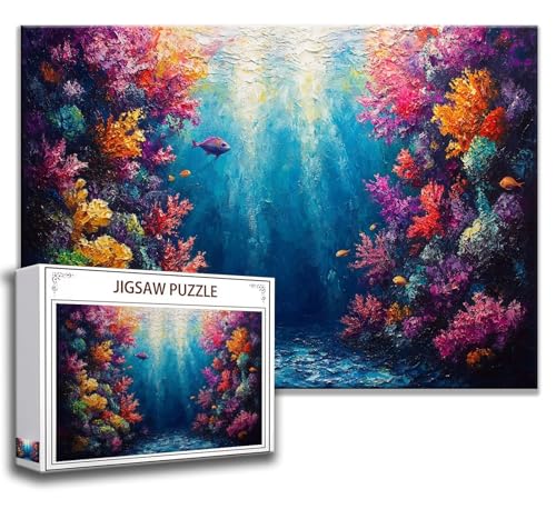 Puzzle 2000 Teile Koralle Puzzle Erwachsene Anspruchsvoll, Holzpuzzle Jigsaw Puzzle Meeresboden Puzzle Groß XXL 100 x 70 cm Impossible Puzzle für Männer, Klassische Puzzles für Erwachsene Frauen L-3 Puzzle 2000 Teile Koralle Puzzle Erwachsene Anspruchsvoll, Holzpuzzle Jigsaw Puzzle Meeresboden Puzzle Groß XXL 100 x 70 cm Impossible Puzzle für Männer, Klassische Puzzles für Erwachsene Frauen L-3 von Zhngzoyn