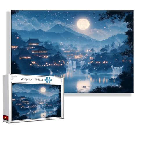 Puzzle 2000 Teile Landschaft, Puzzle Erwachsene Anspruchsvoll Jigsaw Sonnenuntergang Groß XXL 100 x 70 cm, Klassische Impossible Jigsaw Art für Frauen Männer, Holzpuzzle für Deko Wohnzimmer V-7 Puzzle 2000 Teile Landschaft, Puzzle Erwachsene Anspruchsvoll Jigsaw Sonnenuntergang Groß XXL 100 x 70 cm, Klassische Impossible Jigsaw Art für Frauen Männer, Holzpuzzle für Deko Wohnzimmer V-7 von Zhngzoyn