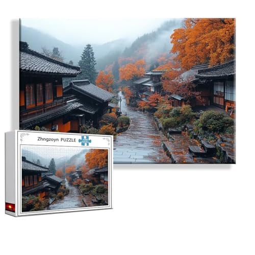 Puzzle 2000 Teile Landschaft, Puzzle Erwachsene Anspruchsvoll Jigsaw Straße Groß XXL 100x70 cm, Klassische Impossible Jigsaw art für Frauen Männer, Holzpuzzle für Deko Wohnzimmer, Geschenke Ostern P-5 Puzzle 2000 Teile Landschaft, Puzzle Erwachsene Anspruchsvoll Jigsaw Straße Groß XXL 100x70 cm, Klassische Impossible Jigsaw art für Frauen Männer, Holzpuzzle für Deko Wohnzimmer, Geschenke Ostern P-5 von Zhngzoyn