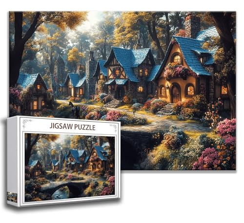 Puzzle 2000 Teile Landschaft Puzzle Erwachsene Anspruchsvoll, Holzpuzzle Jigsaw Puzzle Architektur Puzzle Groß 100 x 70 cm Impossible Puzzle für Männer, Klassische Puzzles für Erwachsene Frauen B-9 von Zhngzoyn