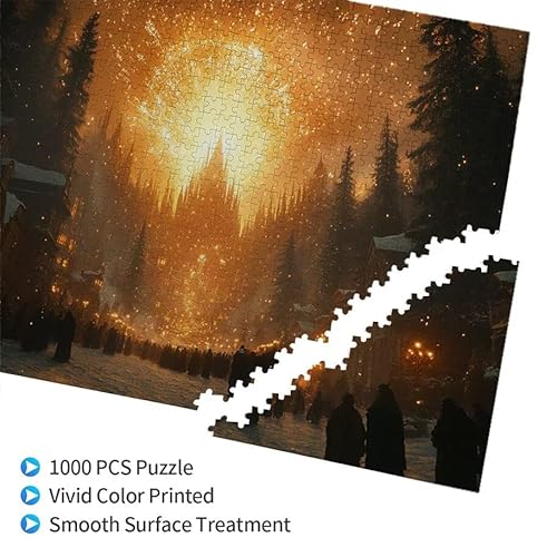 Puzzle 2000 Teile Landschaft Puzzle Erwachsene Anspruchsvoll, Holzpuzzle Jigsaw Puzzle Sternenlicht Puzzle Groß 100 x 70 cm Impossible Puzzle für Männer, Klassische Puzzles für Erwachsene Frauen Q-6 von Zhngzoyn