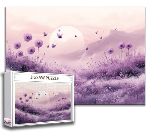 Puzzle 2000 Teile Löwenzahn Puzzle Erwachsene Anspruchsvoll, Holzpuzzle Jigsaw Puzzle Schmetterling Puzzle Groß 100 x 70 cm Impossible Puzzle für Männer, Klassische Puzzles für Erwachsene Frauen G-6 von Zhngzoyn