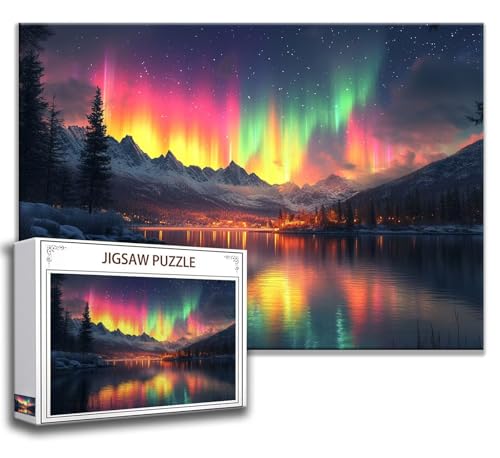 Puzzle 2000 Teile Nordlicht Puzzle Erwachsene Anspruchsvoll, Holzpuzzle Jigsaw Puzzle Natur Puzzle Groß XXL 100 x 70 cm Impossible Puzzle für Männer, Klassische Puzzles für Erwachsene Frauen C-8 Puzzle 2000 Teile Nordlicht Puzzle Erwachsene Anspruchsvoll, Holzpuzzle Jigsaw Puzzle Natur Puzzle Groß XXL 100 x 70 cm Impossible Puzzle für Männer, Klassische Puzzles für Erwachsene Frauen C-8 von Zhngzoyn