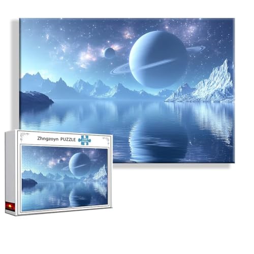 Puzzle 2000 Teile Planet, Puzzle Erwachsene Anspruchsvoll Jigsaw Landschaft Groß XXL 100x70 cm, Klassische Impossible Jigsaw art für Frauen Männer, Holzpuzzle für Deko Wohnzimmer, Geschenke Ostern Y-1 von Zhngzoyn