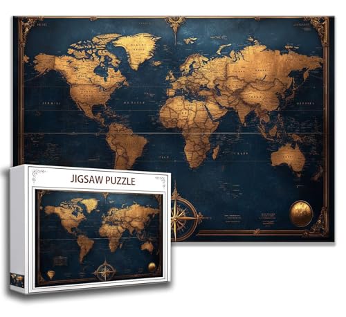 Puzzle 2000 Teile Retro Puzzle Erwachsene Anspruchsvoll, Holzpuzzle Jigsaw Puzzle Weltkarte Puzzle Groß XXL 100 x 70 cm Impossible Puzzle für Männer, Klassische Puzzles für Erwachsene Frauen V-4 Puzzle 2000 Teile Retro Puzzle Erwachsene Anspruchsvoll, Holzpuzzle Jigsaw Puzzle Weltkarte Puzzle Groß XXL 100 x 70 cm Impossible Puzzle für Männer, Klassische Puzzles für Erwachsene Frauen V-4 von Zhngzoyn