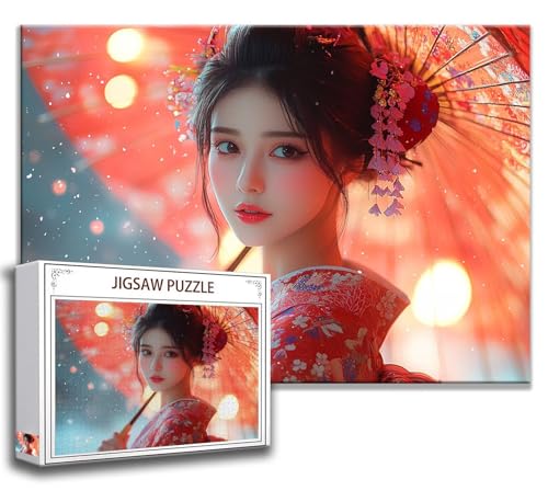 Puzzle 2000 Teile Schönheit Puzzle Erwachsene Anspruchsvoll, Holzpuzzle Jigsaw Puzzle Japan Puzzle Groß XXL 100 x 70 cm Impossible Puzzle für Männer, Klassische Puzzles für Erwachsene Frauen I-3 von Zhngzoyn