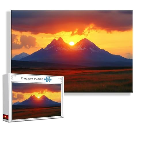 Puzzle 2000 Teile Sonnenuntergang, Puzzle Erwachsene Anspruchsvoll Jigsaw Landschaft Groß XXL 100 x 70 cm, Klassische Impossible Jigsaw Art für Frauen Männer, Holzpuzzle für Deko Wohnzimmer Q-2 Puzzle 2000 Teile Sonnenuntergang, Puzzle Erwachsene Anspruchsvoll Jigsaw Landschaft Groß XXL 100 x 70 cm, Klassische Impossible Jigsaw Art für Frauen Männer, Holzpuzzle für Deko Wohnzimmer Q-2 von Zhngzoyn