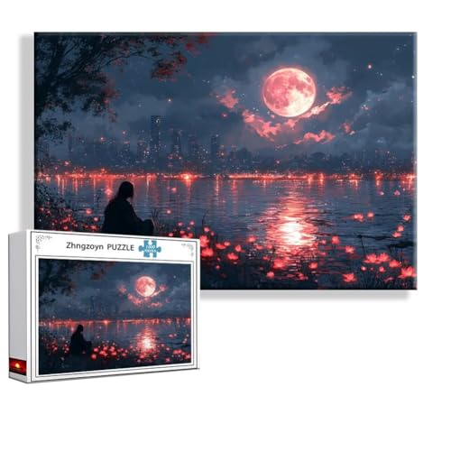 Puzzle 2000 Teile Sonnenuntergang, Puzzle Erwachsene Anspruchsvoll Jigsaw Landschaft Groß XXL 100 x 70 cm, Klassische Impossible Jigsaw Art für Frauen Männer, Holzpuzzle für Deko Wohnzimmer Y-3 Puzzle 2000 Teile Sonnenuntergang, Puzzle Erwachsene Anspruchsvoll Jigsaw Landschaft Groß XXL 100 x 70 cm, Klassische Impossible Jigsaw Art für Frauen Männer, Holzpuzzle für Deko Wohnzimmer Y-3 von Zhngzoyn