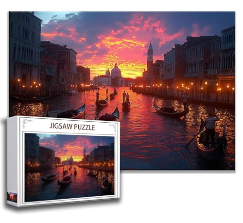 Puzzle 2000 Teile Stadt Puzzle Erwachsene Anspruchsvoll, Holzpuzzle Jigsaw Puzzle Venedig Puzzle Groß 100 x 70 cm Impossible Puzzle für Männer, Puzzles für Erwachsene Frauen, ältere Menschen R-5 Puzzle 2000 Teile Stadt Puzzle Erwachsene Anspruchsvoll, Holzpuzzle Jigsaw Puzzle Venedig Puzzle Groß 100 x 70 cm Impossible Puzzle für Männer, Puzzles für Erwachsene Frauen, ältere Menschen R-5 von Zhngzoyn