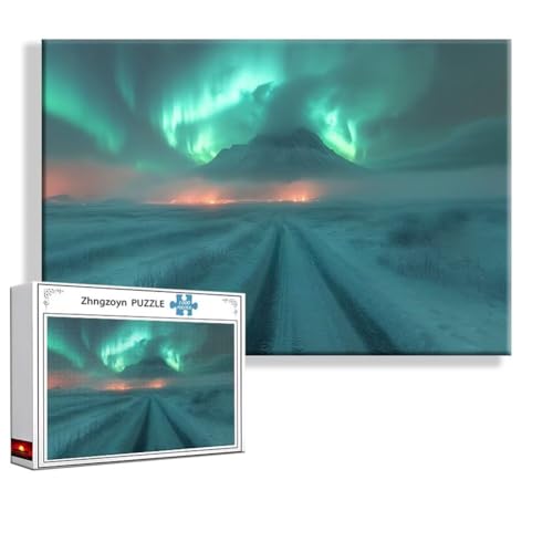 Puzzle 2000 Teile Winter, Puzzle Erwachsene Anspruchsvoll Jigsaw Aurora Groß XXL 100x70 cm, Klassische Impossible Jigsaw Art für Frauen Männer, Holzpuzzle für Deko Wohnzimmer, Geschenke zu Ostern G-9 Puzzle 2000 Teile Winter, Puzzle Erwachsene Anspruchsvoll Jigsaw Aurora Groß XXL 100x70 cm, Klassische Impossible Jigsaw Art für Frauen Männer, Holzpuzzle für Deko Wohnzimmer, Geschenke zu Ostern G-9 von Zhngzoyn