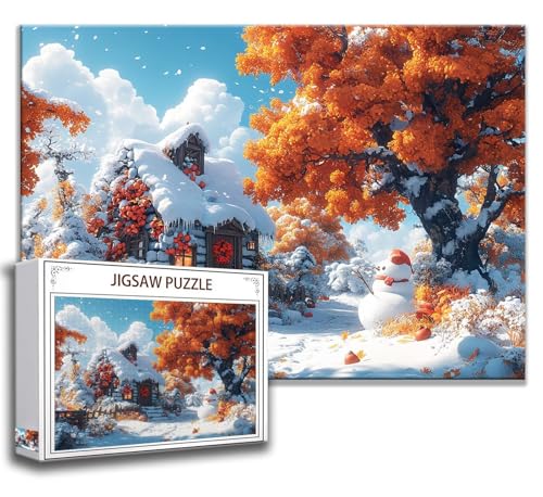 Puzzle 2000 Teile Winter Puzzle Erwachsene Anspruchsvoll, Holzpuzzle Jigsaw Puzzle Landschaft Puzzle Groß XXL 100 x 70 cm Impossible Puzzle für Männer, Klassische Puzzles für Erwachsene Frauen R-9 Puzzle 2000 Teile Winter Puzzle Erwachsene Anspruchsvoll, Holzpuzzle Jigsaw Puzzle Landschaft Puzzle Groß XXL 100 x 70 cm Impossible Puzzle für Männer, Klassische Puzzles für Erwachsene Frauen R-9 von Zhngzoyn