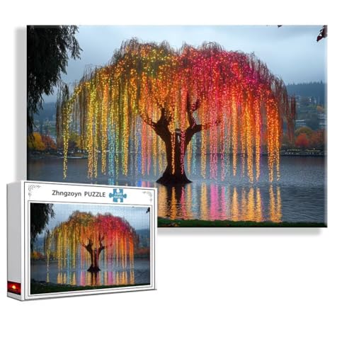 Puzzle 3000 Teile Baum, Puzzle Erwachsene Anspruchsvoll Jigsaw Fantasie Groß XXL 120x80 cm, Klassische Impossible Jigsaw Art für Frauen Männer, Holzpuzzle für Deko Wohnzimmer, Geschenke zu Ostern L-7 Puzzle 3000 Teile Baum, Puzzle Erwachsene Anspruchsvoll Jigsaw Fantasie Groß XXL 120x80 cm, Klassische Impossible Jigsaw Art für Frauen Männer, Holzpuzzle für Deko Wohnzimmer, Geschenke zu Ostern L-7 von Zhngzoyn