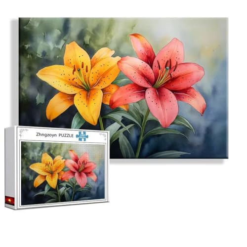 Puzzle 3000 Teile Blume, Puzzle Erwachsene Anspruchsvoll Jigsaw Orchidee Groß XXL 120x80 cm, Klassische Impossible Jigsaw art für Frauen Männer, Holzpuzzle für Deko Wohnzimmer, Geschenke zu Ostern U-4 Puzzle 3000 Teile Blume, Puzzle Erwachsene Anspruchsvoll Jigsaw Orchidee Groß XXL 120x80 cm, Klassische Impossible Jigsaw art für Frauen Männer, Holzpuzzle für Deko Wohnzimmer, Geschenke zu Ostern U-4 von Zhngzoyn