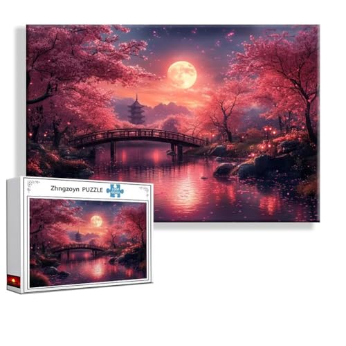 Puzzle 3000 Teile Fantasie, Puzzle Erwachsene Anspruchsvoll Jigsaw Sonnenuntergang Groß XXL 120x80 cm, Klassische Impossible Jigsaw Art für Frauen Männer, Holzpuzzle für Deko Wohnzimmer Geschenke Q-3 von Zhngzoyn