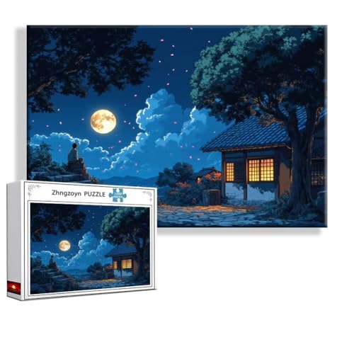 Puzzle 3000 Teile Landschaft, Puzzle Erwachsene Anspruchsvoll Jigsaw Karikatur Groß XXL 120x80 cm, Klassische Impossible Jigsaw Art für Frauen Männer, Holzpuzzle für Deko Wohnzimmer Geschenke L-8 Puzzle 3000 Teile Landschaft, Puzzle Erwachsene Anspruchsvoll Jigsaw Karikatur Groß XXL 120x80 cm, Klassische Impossible Jigsaw Art für Frauen Männer, Holzpuzzle für Deko Wohnzimmer Geschenke L-8 von Zhngzoyn