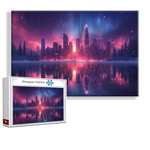 Puzzle 3000 Teile Landschaft, Puzzle Erwachsene Anspruchsvoll Jigsaw New York Groß XXL 120x80 cm, Klassische Impossible Jigsaw Art für Frauen Männer, Holzpuzzle für Deko Wohnzimmer Geschenke T-5 Puzzle 3000 Teile Landschaft, Puzzle Erwachsene Anspruchsvoll Jigsaw New York Groß XXL 120x80 cm, Klassische Impossible Jigsaw Art für Frauen Männer, Holzpuzzle für Deko Wohnzimmer Geschenke T-5 von Zhngzoyn
