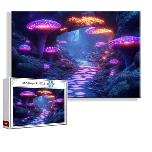 Puzzle 3000 Teile Pilz, Puzzle Erwachsene Anspruchsvoll Jigsaw Wald Groß XXL 120 x 80 cm, Klassische Impossible Jigsaw Art für Frauen Männer, Holzpuzzle für Deko Wohnzimmer, Geschenke zu Ostern Q-8 Puzzle 3000 Teile Pilz, Puzzle Erwachsene Anspruchsvoll Jigsaw Wald Groß XXL 120 x 80 cm, Klassische Impossible Jigsaw Art für Frauen Männer, Holzpuzzle für Deko Wohnzimmer, Geschenke zu Ostern Q-8 von Zhngzoyn