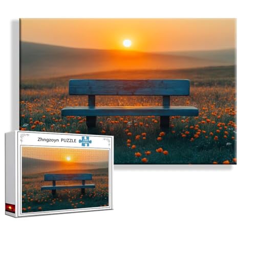 Puzzle 3000 Teile Sonnenuntergang, Puzzle Erwachsene Anspruchsvoll Jigsaw Landschaft Groß XXL 120 x 80 cm, Klassische Impossible Jigsaw Art für Frauen Männer, Holzpuzzle für Deko Wohnzimmer N-9 Puzzle 3000 Teile Sonnenuntergang, Puzzle Erwachsene Anspruchsvoll Jigsaw Landschaft Groß XXL 120 x 80 cm, Klassische Impossible Jigsaw Art für Frauen Männer, Holzpuzzle für Deko Wohnzimmer N-9 von Zhngzoyn