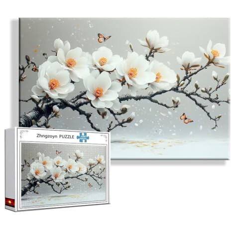 Puzzle 4000 Teile Blume, Puzzle Erwachsene Anspruchsvoll Jigsaw Schmetterling Groß XXL 140x87 cm, Klassische Impossible Jigsaw Art für Frauen Männer, Holzpuzzle für Deko Wohnzimmer Geschenke Y-8 Puzzle 4000 Teile Blume, Puzzle Erwachsene Anspruchsvoll Jigsaw Schmetterling Groß XXL 140x87 cm, Klassische Impossible Jigsaw Art für Frauen Männer, Holzpuzzle für Deko Wohnzimmer Geschenke Y-8 von Zhngzoyn
