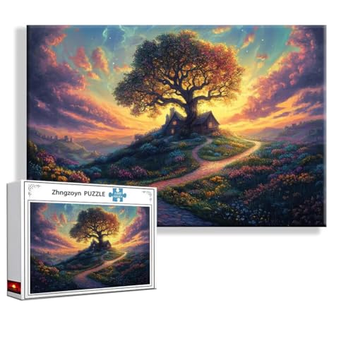 Puzzle 4000 Teile Landschaft, Puzzle Erwachsene Anspruchsvoll Jigsaw Baum Groß XXL 140x87 cm, Klassische Impossible Jigsaw Art für Frauen Männer, Holzpuzzle für Deko Wohnzimmer, Geschenke Ostern I-3 Puzzle 4000 Teile Landschaft, Puzzle Erwachsene Anspruchsvoll Jigsaw Baum Groß XXL 140x87 cm, Klassische Impossible Jigsaw Art für Frauen Männer, Holzpuzzle für Deko Wohnzimmer, Geschenke Ostern I-3 von Zhngzoyn