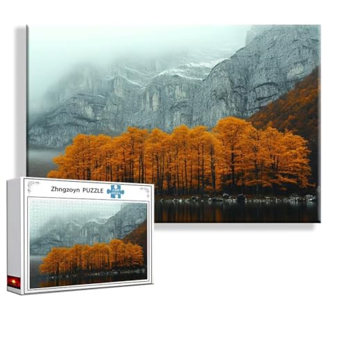 Puzzle 4000 Teile Landschaft, Puzzle Erwachsene Anspruchsvoll Jigsaw Berg Groß XXL 140x87 cm, Klassische Impossible Jigsaw Art für Frauen Männer, Holzpuzzle für Deko Wohnzimmer, Geschenke Ostern X-0 Puzzle 4000 Teile Landschaft, Puzzle Erwachsene Anspruchsvoll Jigsaw Berg Groß XXL 140x87 cm, Klassische Impossible Jigsaw Art für Frauen Männer, Holzpuzzle für Deko Wohnzimmer, Geschenke Ostern X-0 von Zhngzoyn