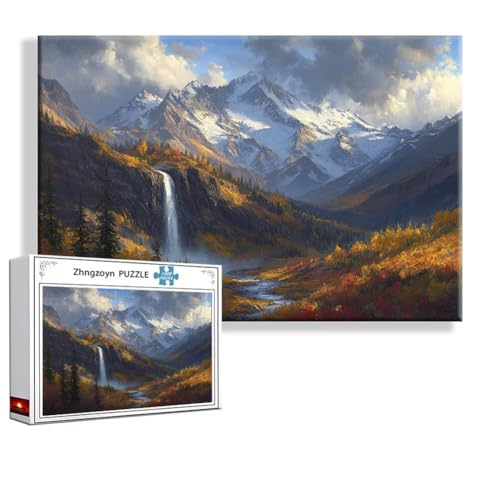 Puzzle 4000 Teile Landschaft, Puzzle Erwachsene Anspruchsvoll Jigsaw Fallen Groß XXL 140x87 cm, Klassische Impossible Jigsaw art für Frauen Männer, Holzpuzzle für Deko Wohnzimmer, Geschenke Ostern A-9 Puzzle 4000 Teile Landschaft, Puzzle Erwachsene Anspruchsvoll Jigsaw Fallen Groß XXL 140x87 cm, Klassische Impossible Jigsaw art für Frauen Männer, Holzpuzzle für Deko Wohnzimmer, Geschenke Ostern A-9 von Zhngzoyn