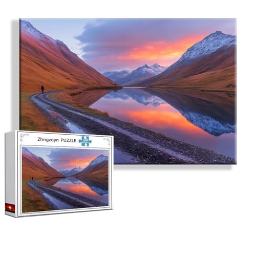 Puzzle 4000 Teile Landschaft, Puzzle Erwachsene Anspruchsvoll Jigsaw Ozean Groß XXL 140x87 cm, Klassische Impossible Jigsaw Art für Frauen Männer, Holzpuzzle für Deko Wohnzimmer, Geschenke Ostern Q-9 Puzzle 4000 Teile Landschaft, Puzzle Erwachsene Anspruchsvoll Jigsaw Ozean Groß XXL 140x87 cm, Klassische Impossible Jigsaw Art für Frauen Männer, Holzpuzzle für Deko Wohnzimmer, Geschenke Ostern Q-9 von Zhngzoyn