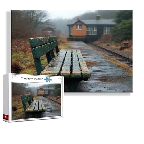 Puzzle 4000 Teile Landschaft, Puzzle Erwachsene Anspruchsvoll Jigsaw Retro Groß XXL 140x87 cm, Klassische Impossible Jigsaw Art für Frauen Männer, Holzpuzzle für Deko Wohnzimmer, Geschenke Ostern P-1 von Zhngzoyn